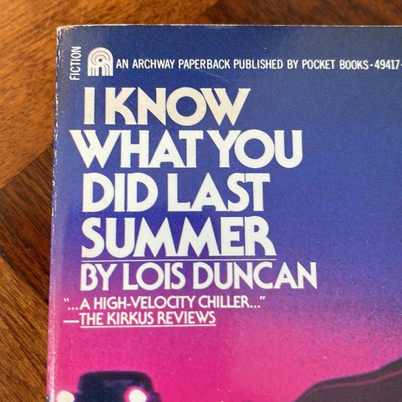 VINTAGE YA FICTION BOOK I KNOW WHAT YOU DID LAST SUMMER - LOIS DUNCAN PAPERBACK - Picture 5 of 5